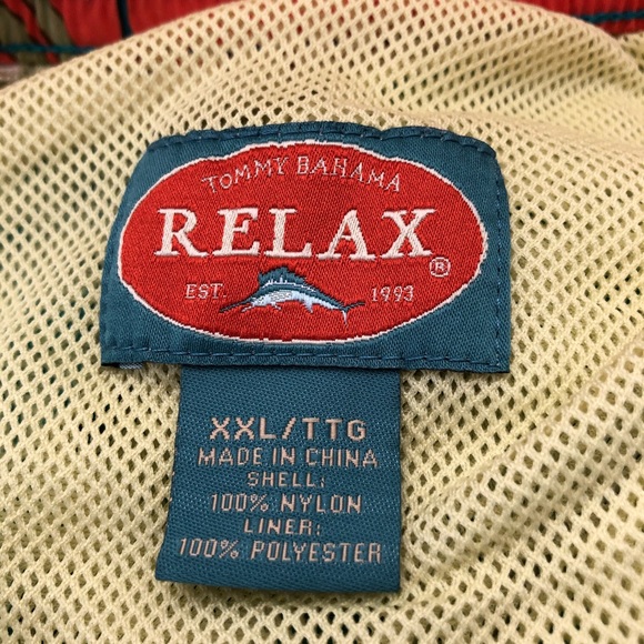 Tommy Bahama Relax swim trunks with tie waist - Picture 5 of 6